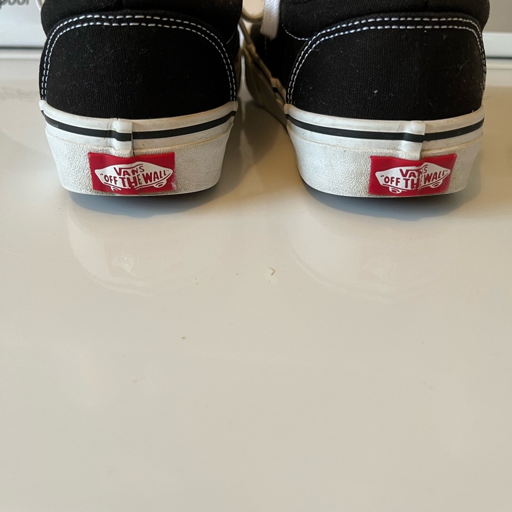 Vans Classic Black and White Sneakers - Picture 4 of 6